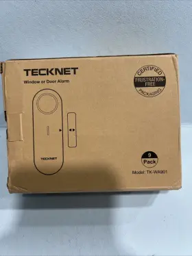 Tk-wa901 Tecknet Window Or Door Alarm 9 Pack Tk-wa901 Tecknet Window Or Door Alarm 9 Pack