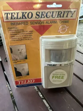 S003m Telko Infrared Motion Detector Security System Alarm Chime