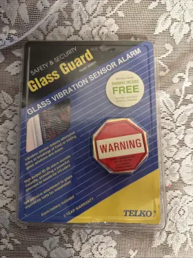 S086n Telko Glass Guard Vibration Sensor Alarm Door Device Brand New S086n Telko Glass Guard Vibration Sensor Alarm Door Device Brand New