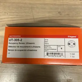 Ut-305-2 The Watt Stopper 745182915147 Legrand Ultrasonic Ceiling Occupancy Sensor Ut-305-2 The Watt Stopper 745182915147 Legrand Ultrasonic Ceiling Occupancy Sensor