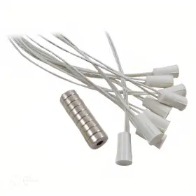 The Wires Zone 710308493472 50 Pk Recessed White Door Window Security Alarm Switch Reed Contact Magnet 3/8 Inch The Wires Zone 710308493472 50 Pk Recessed White Door Window Security Alarm Switch Reed Contact Magnet 3/8 Inch