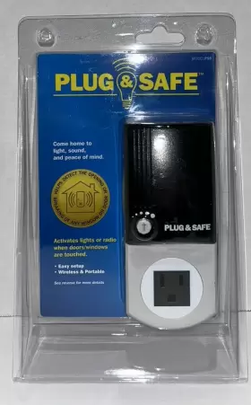 103334 Tmgtv Inc Plug And Safe Motion Sensor Detector Wireless Home Theft Security System Ps8