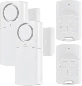 To-004 Toeeson Door Alarm With Remote Wireless Window Alarms 120db Open Sensor Multiple M