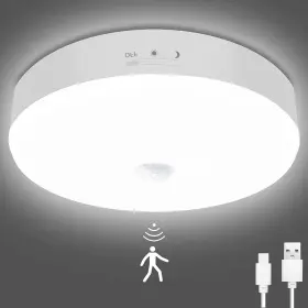 Toowell 686082810487 Motion Sensor Led Ceiling Light Rechargeable 1 Pack Cool White