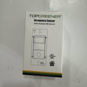 Topgreener Tdos5-j-w Occupancy Sensor Pir Wall Switch White New E25