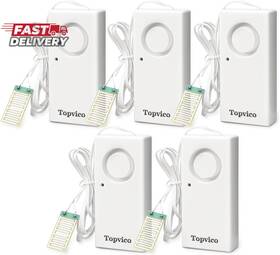 Topvico 313104675655 Water Alarm Leak Detector Moisture Sensor For Basements Sump Pump Dishwa