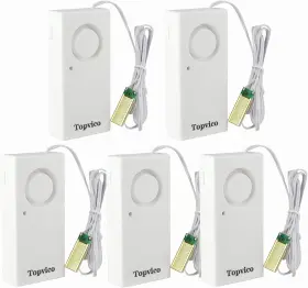Topvico 726084842380 Water Leak Detector 120db Loud Siren Powered By 9v Battery Not Includ Topvico 726084842380 Water Leak Detector 120db Loud Siren Powered By 9v Battery Not Includ