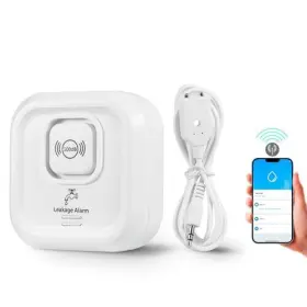 Towode 765142241963 Wifi Water Sensor 1 Pack Smart Leak Detector 100db Alarm Suit Fo Towode 765142241963 Wifi Water Sensor 1 Pack Smart Leak Detector 100db Alarm Suit Fo