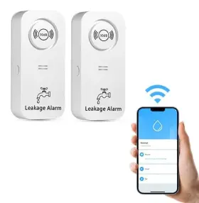 2.4gwifi Towode 768633405332 Wifi Water Leak Detector 90db Loudalarm Sensor Alarm And App 2.4gwifi Towode 768633405332 Wifi Water Leak Detector 90db Loudalarm Sensor Alarm And App