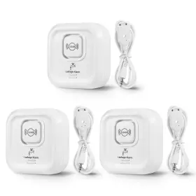 Towode 768633407527 Wifi Water Leak Detector 100db Loud Alarm Sensor And App Alerts S