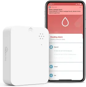 Zfd-10 Treatlife Smart Water Leak Detector Sensor Alarm Sensitive And Drip