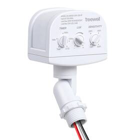 Treewell Tmdl240b 240degree Replacement Motion Sensor Adjustable Lux5300 And Time Detection Sens