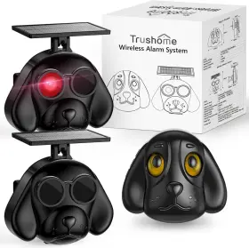 Bjq-012 Trushome Solar Wireless Driveway Alarm Outdoor Weatherproof Scalable Security Alert Syst