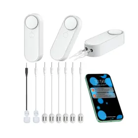 Th-l34 Tuehakny Upgrade Wifi Water Leak / Level 8 Sensor Probes Smart ... Fast Ship