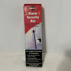 U.s. Patrol 017874000012 Adjustable Door Bar Security Electric Sound Alarm Safety Black U.s. Patrol 017874000012 Adjustable Door Bar Security Electric Sound Alarm Safety Black