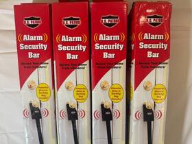 U.s. Patrol Jb5054 Four 4x U.s. Adjustable Alarm Security Bar - Door Safety Brand New