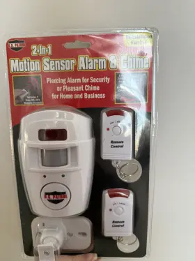 Jb5532 U.s. Patrol 2-in 1 Motion Sensor Alarm And Chime Jb5532 U.s. Patrol 2-in 1 Motion Sensor Alarm And Chime