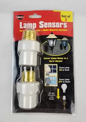 Ret2735 U.s. Patrol Automatic Lamp Sensors Dusk To Dawn Security Light Switch System Socket - 2/pack Ret2735 U.s. Patrol Automatic Lamp Sensors Dusk To Dawn Security Light Switch System Socket - 2/pack