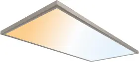 Ultralux 736542868449 2x4 Ft Surface Mount Ceiling Light 1 Pack Brushed Nickel