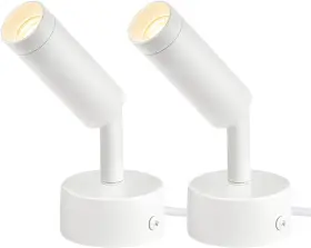 Shws-03b-02w Urtom 2 Pack Spot Lights Indoor 120v Up Led Accent Spotlight White Shws-03b-02w Urtom 2 Pack Spot Lights Indoor 120v Up Led Accent Spotlight White