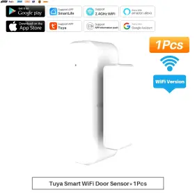 Usa-viralfinds 313052253295 Tuya Smart Door Sensor Wifi Window Open Closed Detector Home Security