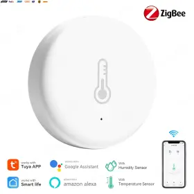 Usa-viralfinds 445025627697 Tuya Smart Home Zigbee Temperature And Humidity Sensor Indoor Thermometer Monito