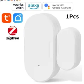 Usa-viralfinds 744110530902 Tuya Zigbee Smart Door Window Sensor Open Closed Detectors Home Secur