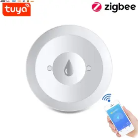 Usa-viralfinds 744759639721 Tuya Zigbee Water Sensor Flood Leak Detector App Remote Monitoring For Kitchen/b