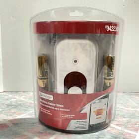 Utilitech 0422360 Wireless Indoor Siren Z-wave Enabled Device Lowe S Iris Home System