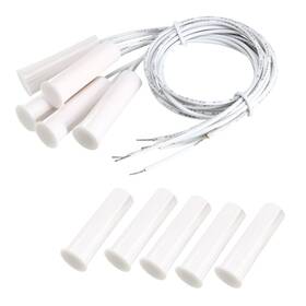 Uxcell 714998088062 5pcs Rc-35 Nc Recessed Wire Door Contact Sensor Alarm Magnetic Reed Switch