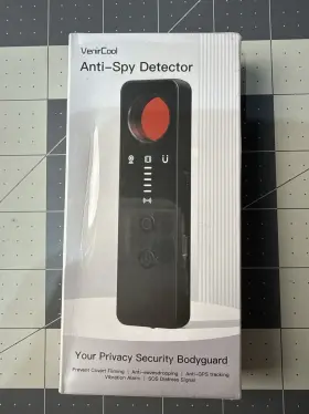 G007 Venircool 7-in-1 Anti Spy Detector Hidden Camera Bug Gps Rf Signal Scanner New