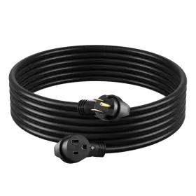 12500w Vevor 50a Generator Extension Cord 50 Ft 250v Nema 6-50p To 6-50r Power Cable