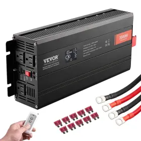 Vevor 197988195740 Pure Sine Wave Inverter 3000 Watt Dc 12v To Ac 120v Power With