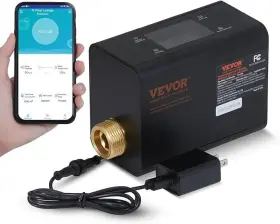 Vevor 313053737732 Wi-fi Smart Water Monitor And Automatic Shutoff Detector With App Alerts