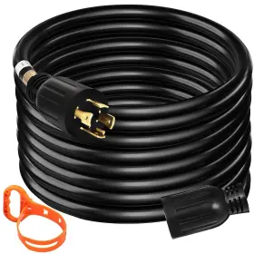 Vevor 742521656327 40ft 30 Amp Generator Extension Cord 4 Wire 10 Gauge 125v