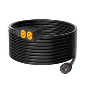 Vevor 840349904474 30-amp Generator Extension Cord 25 Feet 125v 3750w Heavy Duty