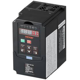 Vevor A2-8007m Vfd 1hp 0.75kw 3.5a 1 Or 3 Phase 220v Input To Output Vari