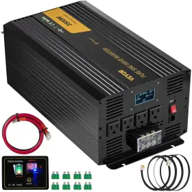 Gys-3500w Vevor Pure Sine Wave Inverter 3500 Watt Power Dc 12v To Ac 120v Car In