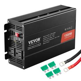 Vevor Sgm-1500w Modified Sine Wave Inverter 1500w Dc 12v To Ac 120v Power With