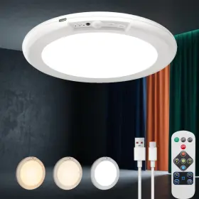 Eu-t070-xd-cw-1 Viivuu Rechargeable Battery Operated Ceiling Light No 1p White