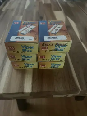 6-viper Viper 0834000 Lot Of Plus Glass Break Detector White Without Magnetic Contact