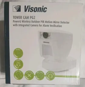 Visonic 290107551229 Tower Camera Power G Wireless Outdoor Mir Motion Mirror Detector