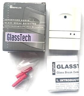 Visonic 40s3 Glasstech Supervised Audio Glass Break Detector Made In Israel