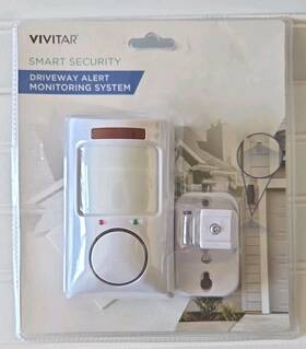 Vivitar 681066011041 Wireless Driveway Alarm Infrared Motion Sensor Alert Security System New