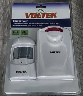 79670005 Voltek Wireless Driveway Alert Kit. Motion Activated Sensor. 200ft Range. B5