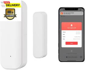 Wale Wl-19jwt 2-pack Tuya Smart Wifi Door Sensor 2.4ghz Window And