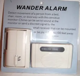 3939 Wander Alarm Motion Dectector Security Alert - Detect Movement Of A Person A1