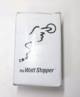 Uw-100-24-w Watt Stopper Ultrasonic Wall Switch Sensor Uw-100-w 24vdc White