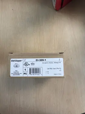 Ci-305-1 Wattstopper Passive Infrared Occupancy Sensor Low Voltage