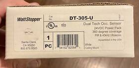 Wattstopper Dt-305-u Watt Stopper Dual Tech Occupancy Sensor 360 Degree Coverage White